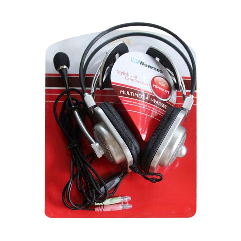 Jual WEARNES WHS-4001 Multimedia Headset - Hitam Online - Harga & Kualitas Terjamin | Blibli.com