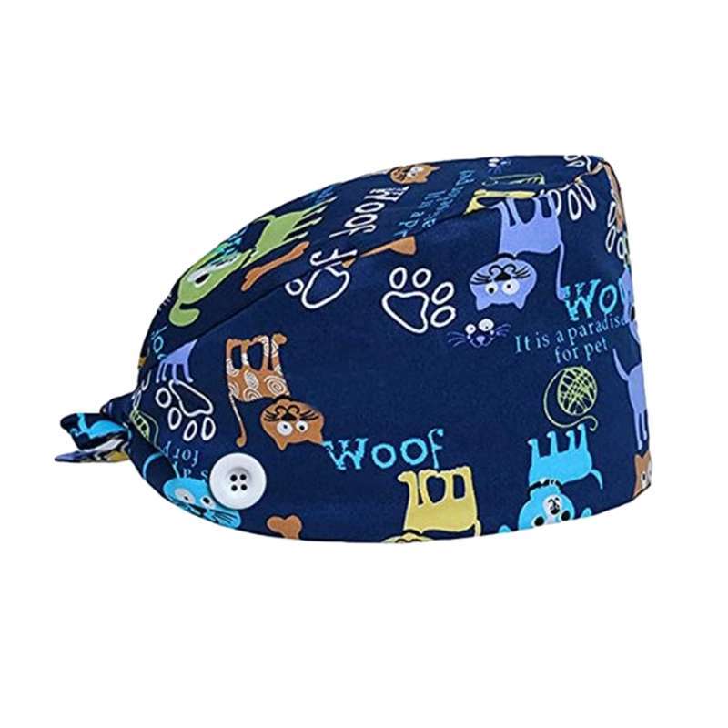 Promo WOMEN SCRUB HAT SWEATBAND CAP 