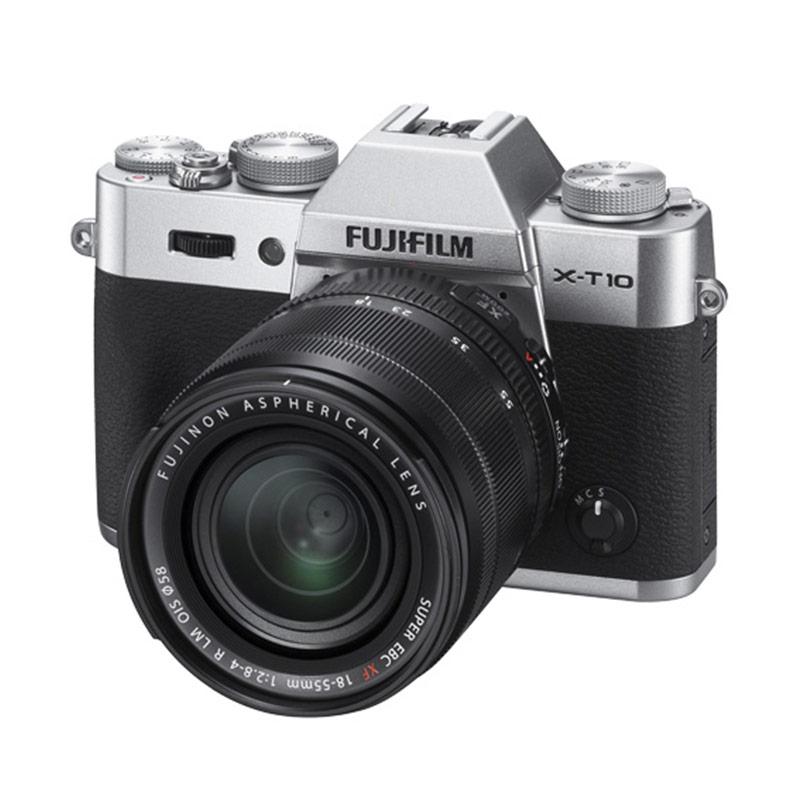 Fujifilm X-T10 Lensa Kit 18-55mm Kamera Mirrorless - Silver
