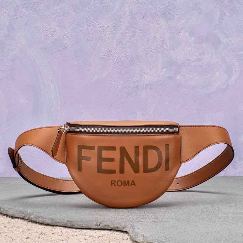 Jual Fendi Leather Belt Bag Brown di 