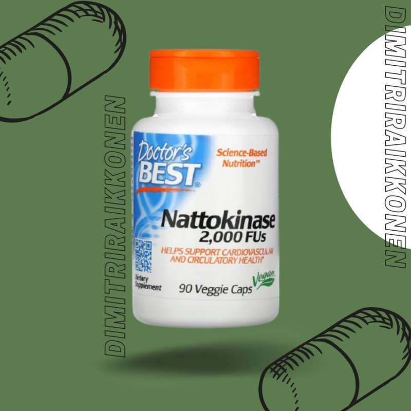 Promo Doctor's Best, Nattokinase, 2,000 FUs Suplemen [90 ...