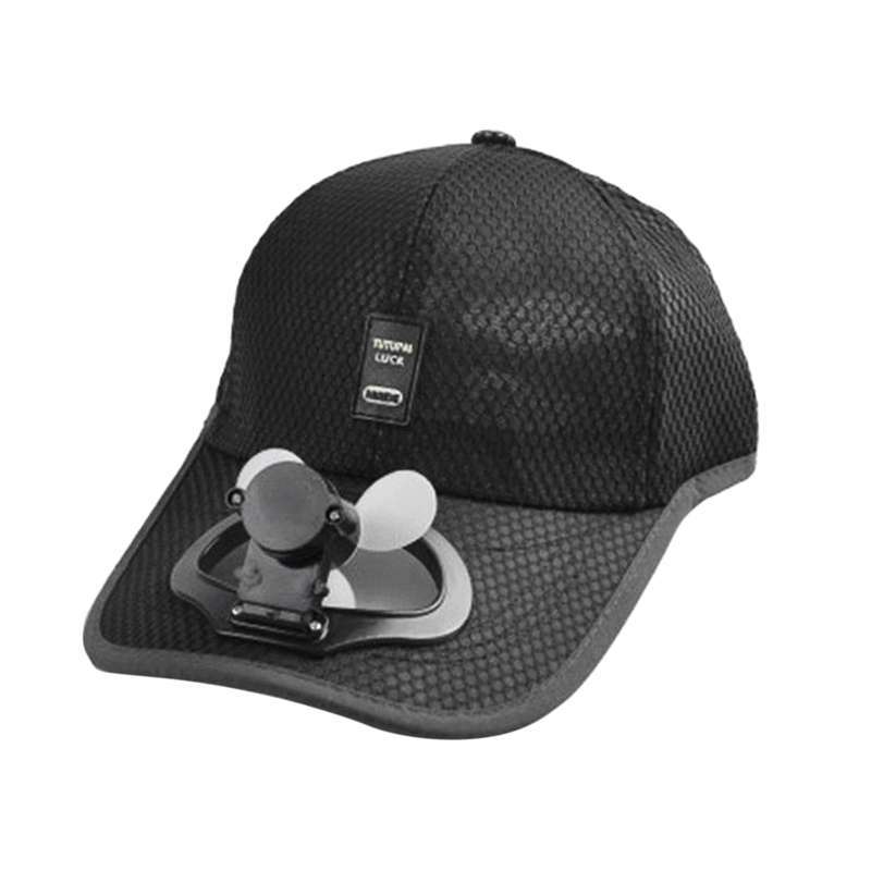 Promo Cooling Fan Baseball Cap Summer 
