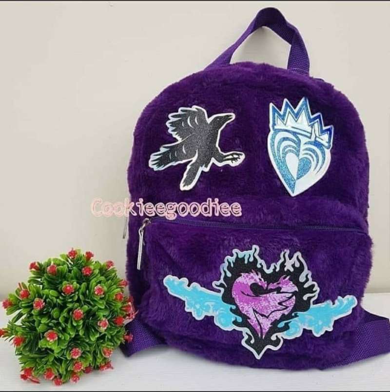 Disney Descendants 3 faux fur mini backpack