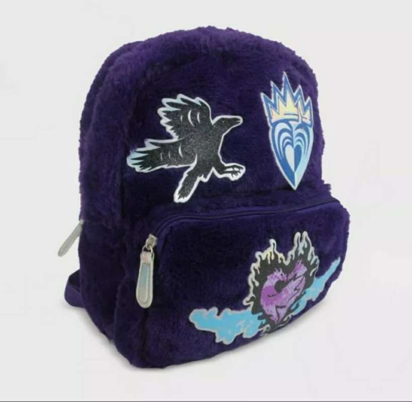 Disney Descendants 3 faux fur mini backpack