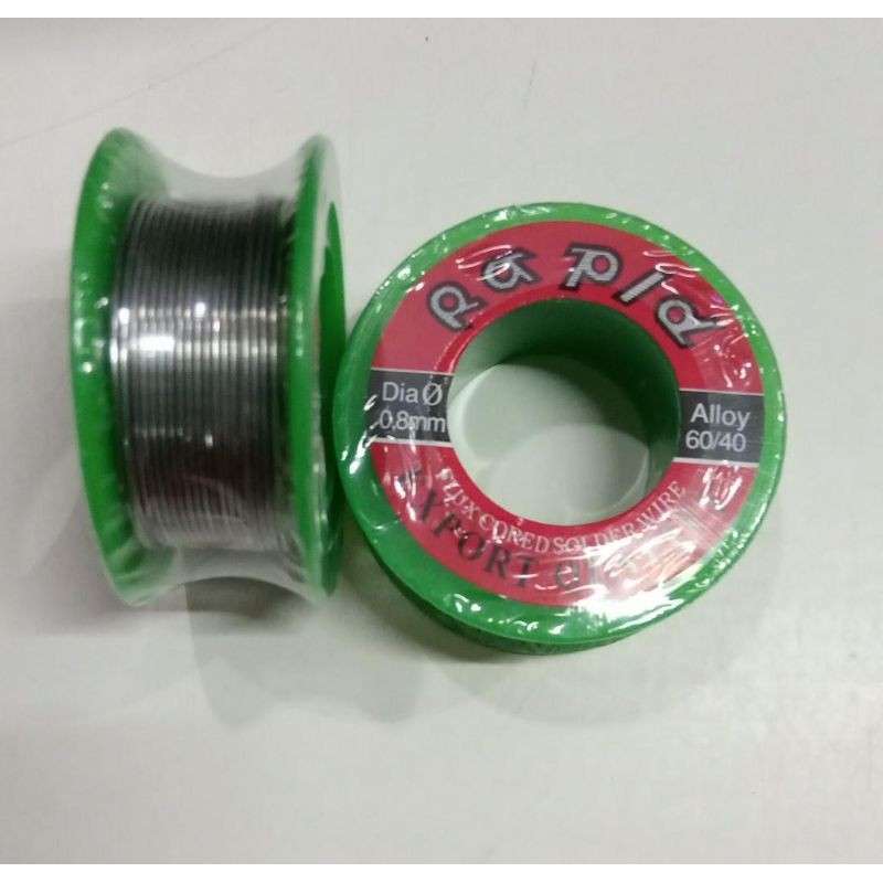 TENOL TIMAH solder RAPID diameter 0.8mm alloy 40/60 panjang 10 Meter