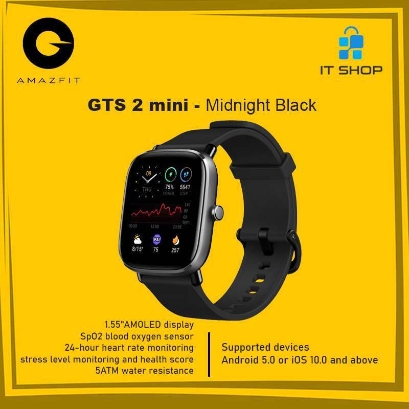 Jual Amazfit GTS 2 Mini Midnight Black di Seller IT Shop Official Store -  Kota Surabaya, Jawa Timur | Blibli