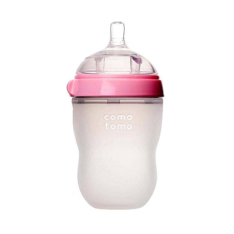 comotomo baby bottle pink
