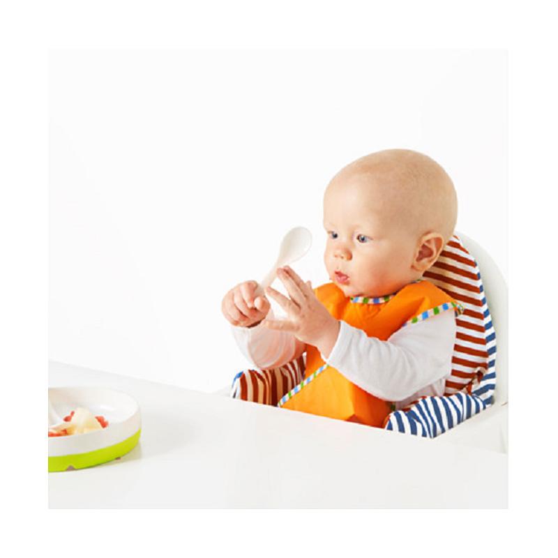 Jual Ikea Borja Feeding Spoon Green White Online September 2020 Blibli Com