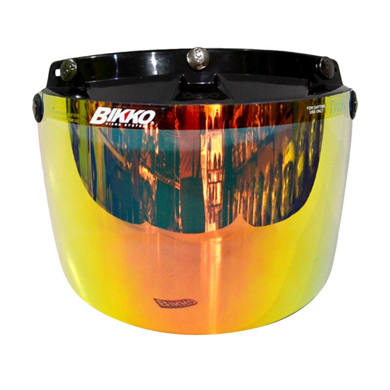 Jual Kaca Helm Bogo Bikko Flat Visor Crystal Yellow Orange Ng