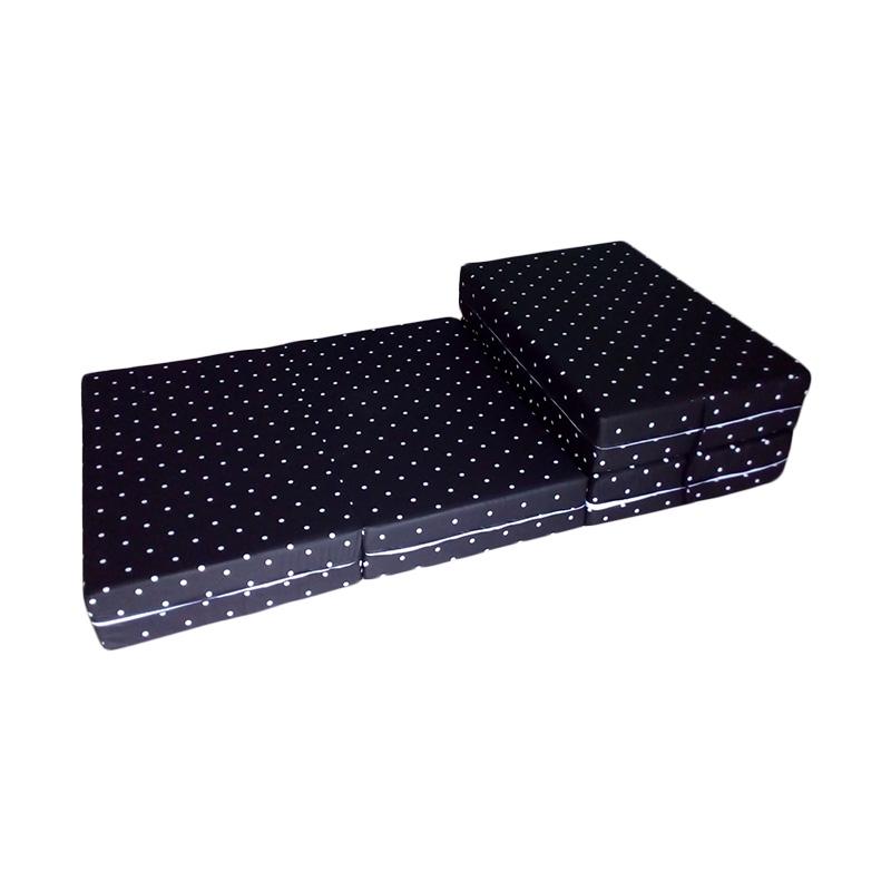 Jual Inoac Lipat 4 Kasur Busa 200 X 80 X 15 Cm Single Hitam