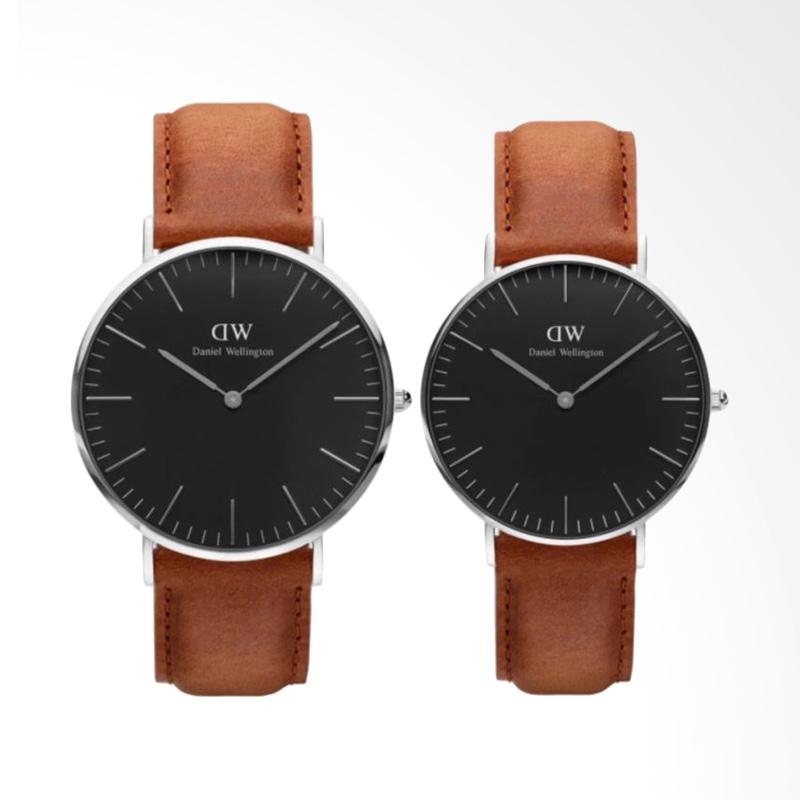 Daniel Wellington Classic Durham Leather Strap Jam Tangan Pria 40mm