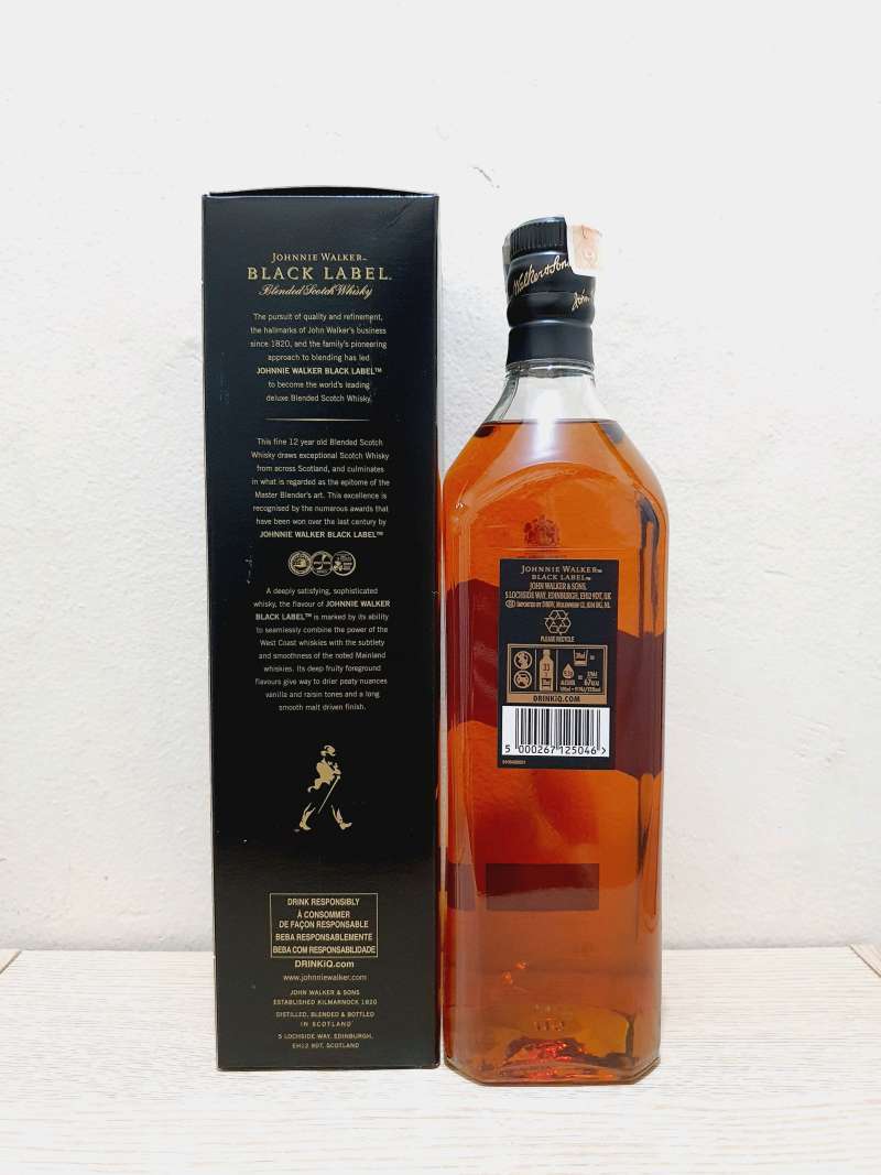 Jual Johnnie Walker Black Label 1Liter di Seller Black Rabbit ...