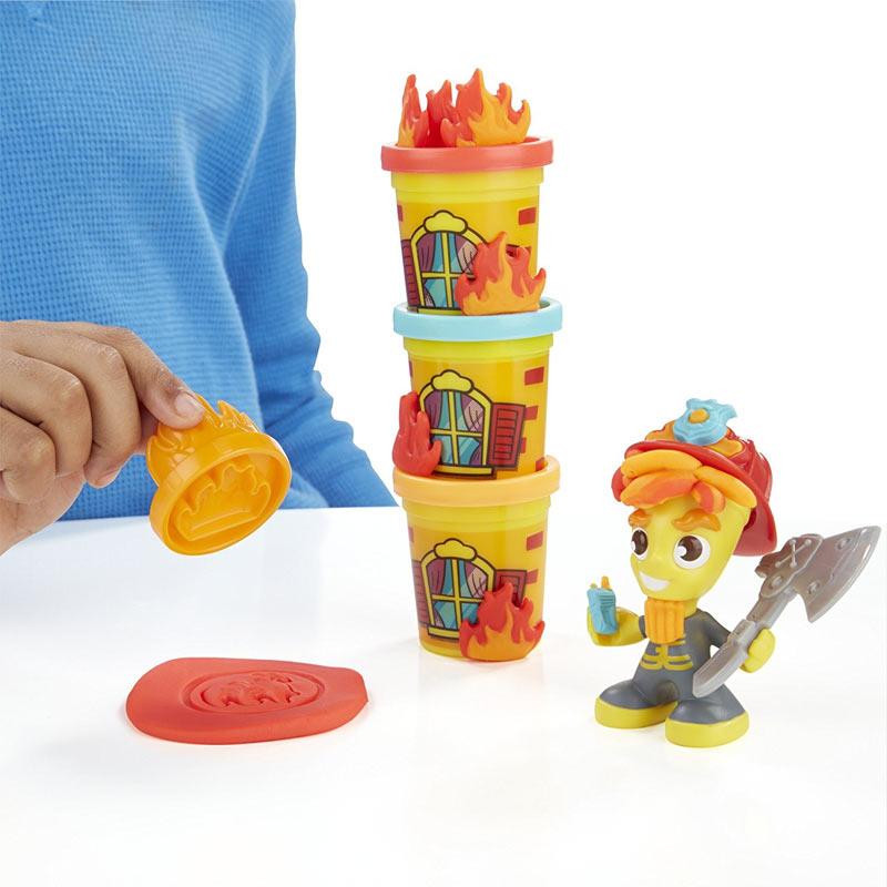 play doh town fire truck