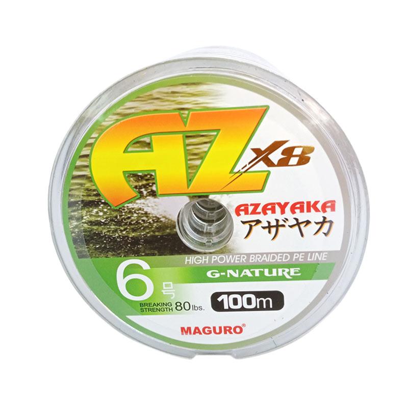 Jual Maguro Azayaka X8 G Nature Pe Senar Pancing 100 M Size 6 Ukuran 80 Lbs Online Oktober 2020 Blibli Com