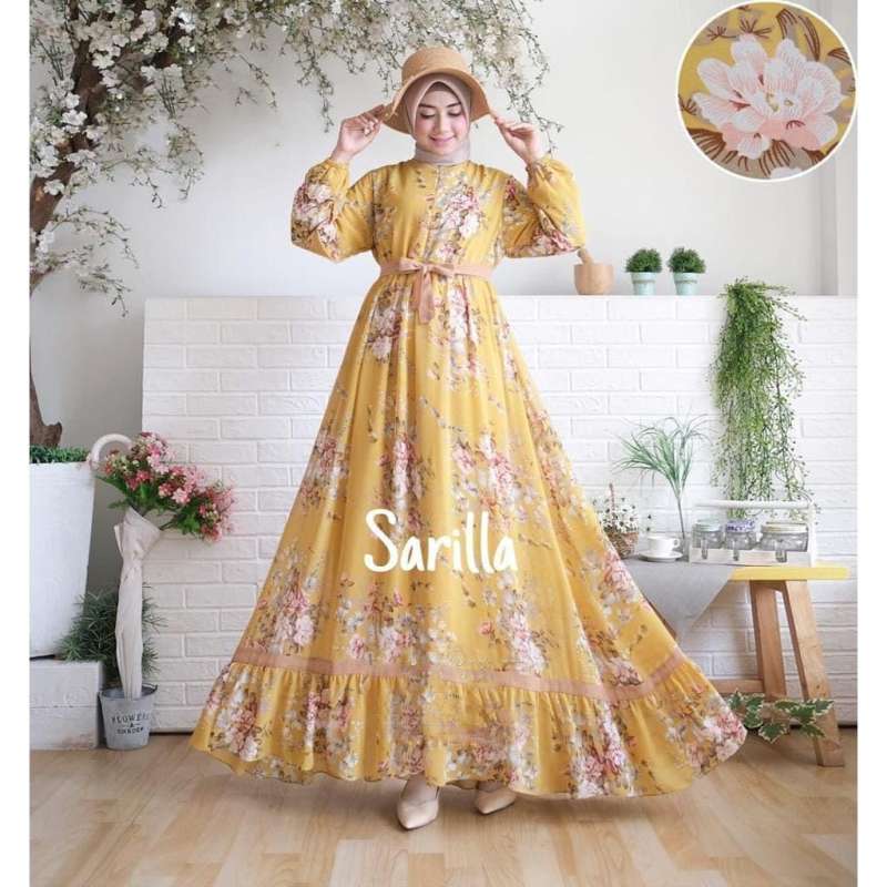 Promo FREE ONGKIR-Sarilla maxi dress 