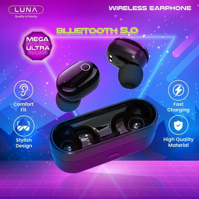 Promo Luna TWS Earphone Bluetooth 5.0 