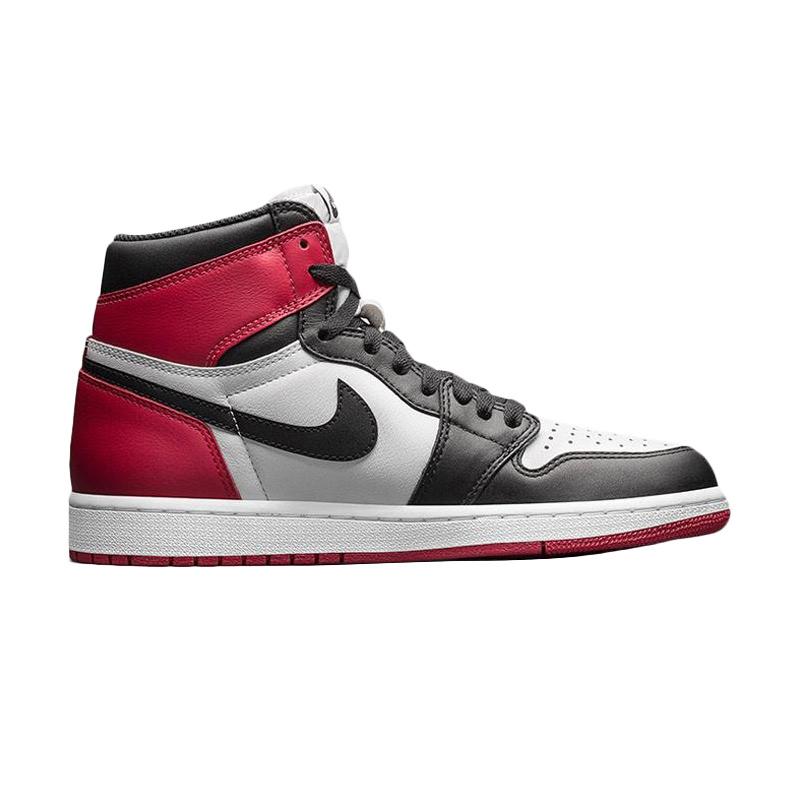 Jual NIKE Men Air Jordan 1 2016 Sepatu Sneakers - Black Toe