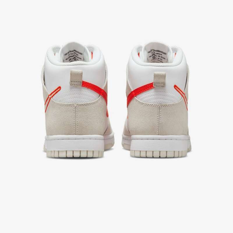 white and orange dunk high