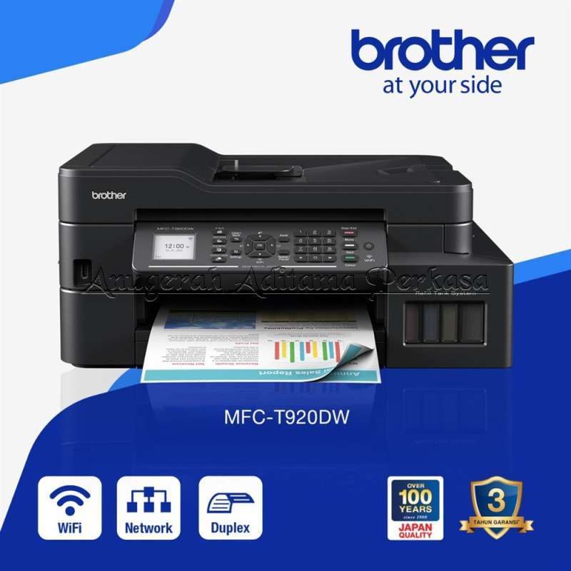 Jual Printer Brother MFC-T920DW Inkjet Wireless Multi-function Fax ADF di  Seller Toko Anugerah-aap.com - Kota Jakarta Timur, DKI Jakarta | Blibli