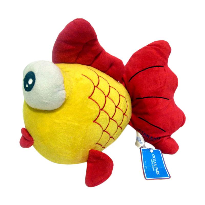 ocean park hongkong ikan mas gold fish boneka original