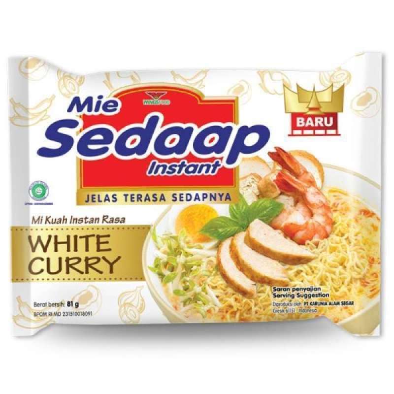 SEDAAP MIE WHITE CURRY 81 GR