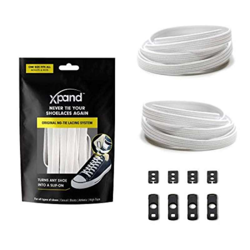xpand xpand no tie shoelaces system with elastic laces one size fits all adult and kids shoes full01