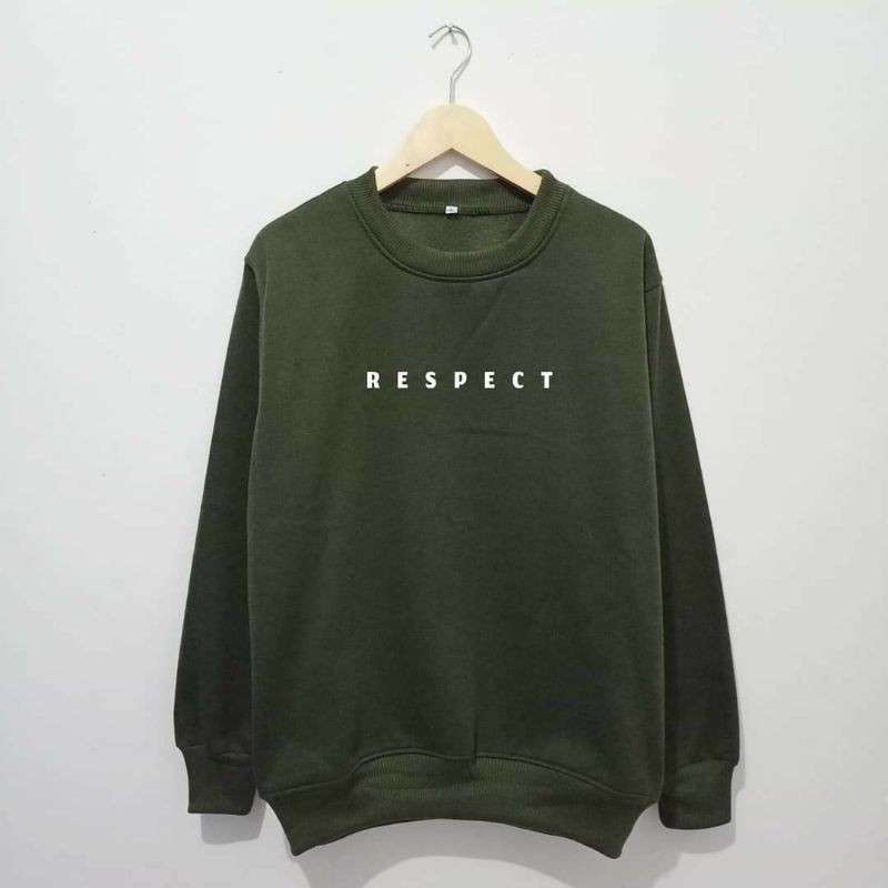 Sweater tanpa hoodie hot sale