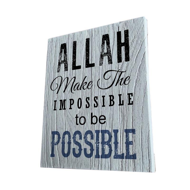 Jual Artistic 18 Impossible Is Possible Poster Hiasan Dinding Online November 2020 | Blibli.com