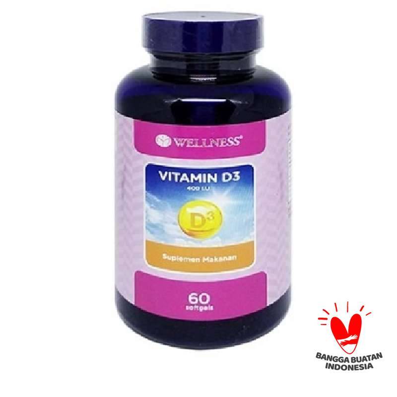 Promo Wellness Vitamin D3 400 I U 60 Softgels Suplemen Vitamin Tubuh Vitamin Jantung Obat Kesehatan Jantung Aman Bpom Di Seller Aha Store Kab Ciamis Jawa Barat Blibli