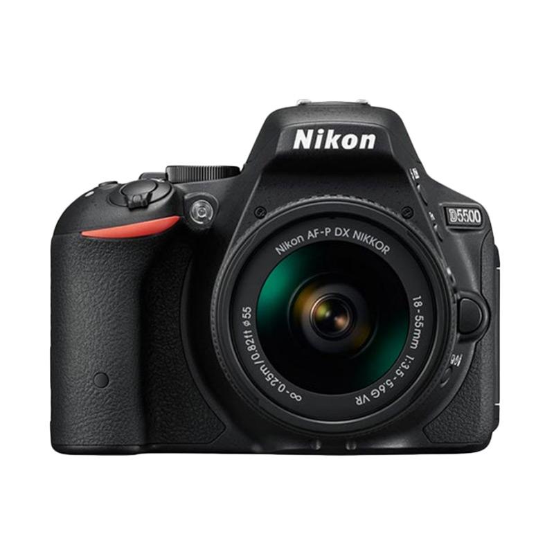 Nikon D5500 Kit AF-P 18-55mm VR Kamera DSLR Black Evertron