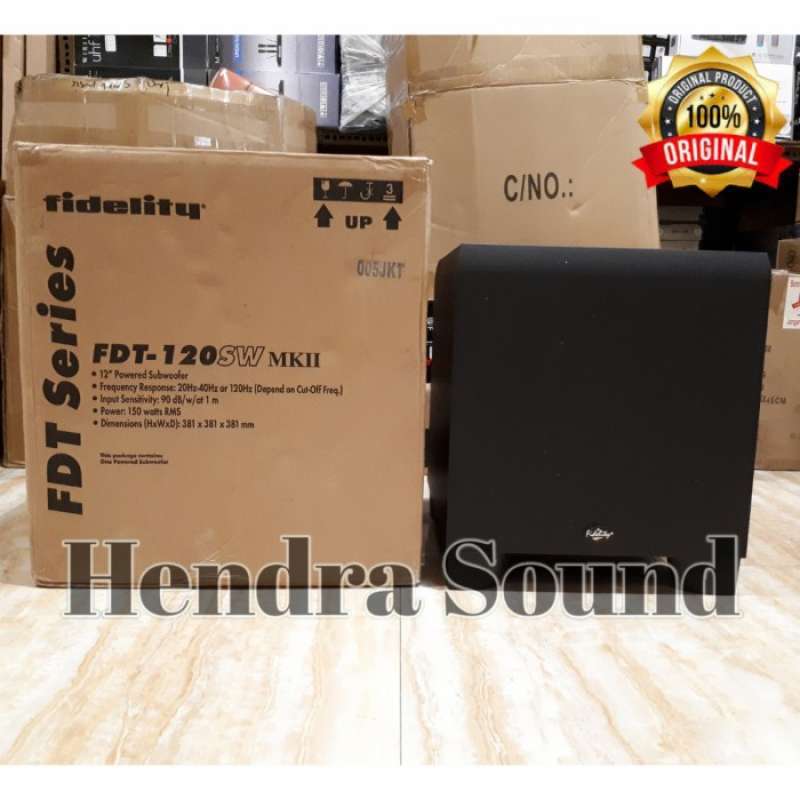 Jual Subwoofer Fidelity FDT 120 SW MKII Original 12 inch di Seller