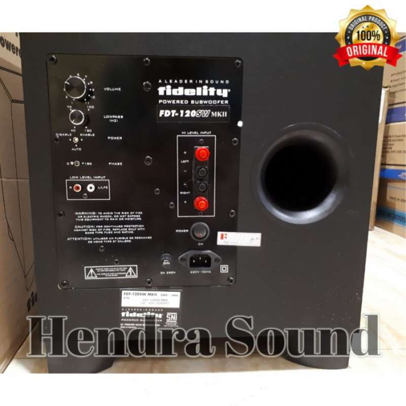 Subwoofer fidelity 12 hotsell inch