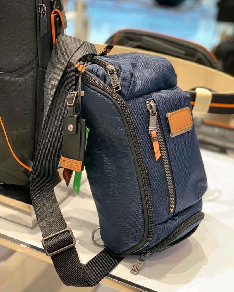 Jual TUMI Alpha Bravo Kelley Sling Bag Navy Navy di Seller