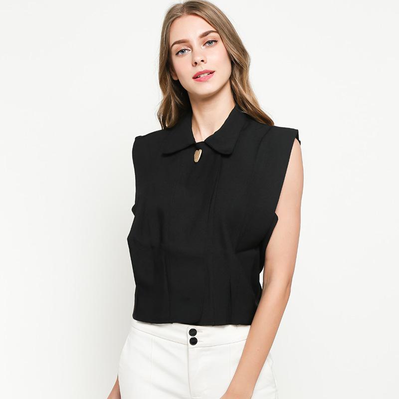 Ben \u0026 Bella C10-009 Gold Button Blouse 