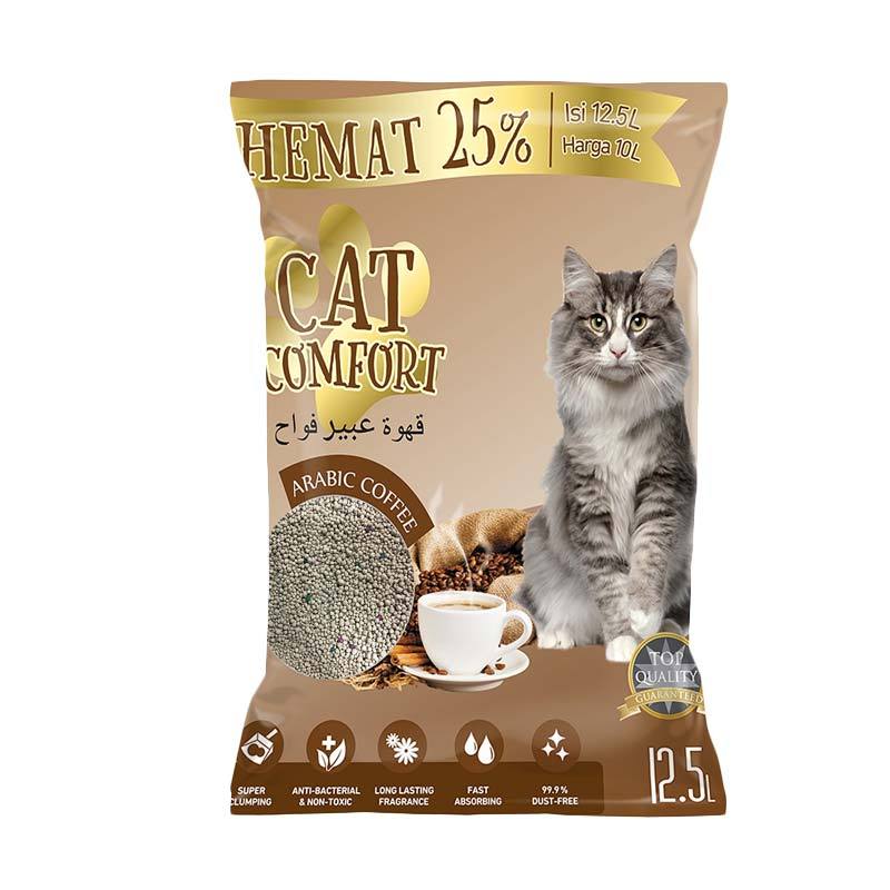 Jual Cat Comfort Arabic Coffee Pasir Kucing 12 5 L Coklat Milo Online Desember 2020 Blibli