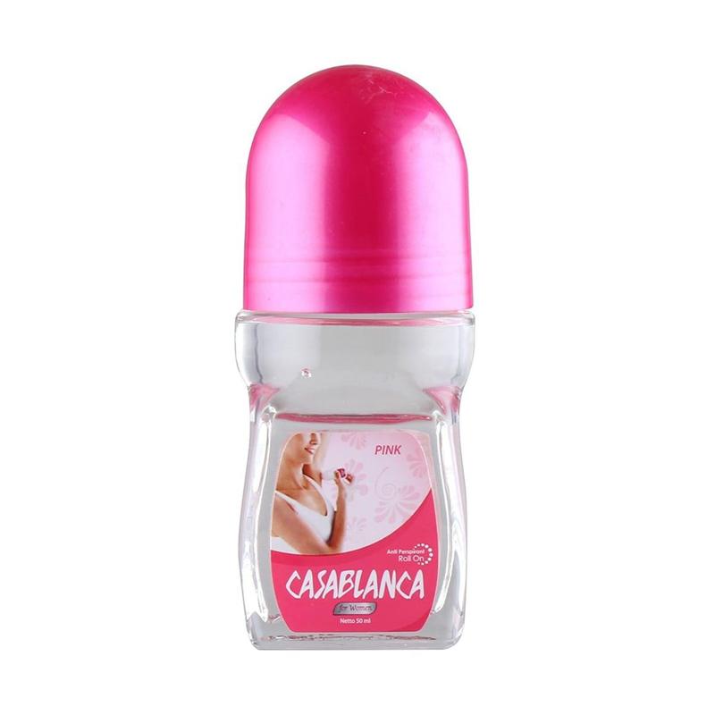 Jual Casablanca Women Pink Anti Prespirant Roll On Deodorant 50