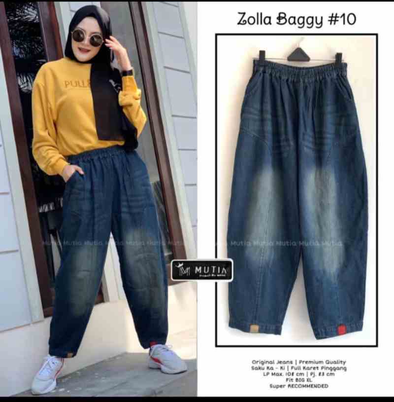 Promo Zola Baggy Jeans Celana Wanita 