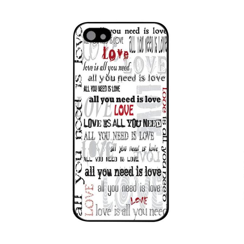 Jual Flazzstore The Beatles All You Need Is Love Lyrics Premium Hardcase Casing For Iphone 5 5s Se Online November 2020 Blibli Com