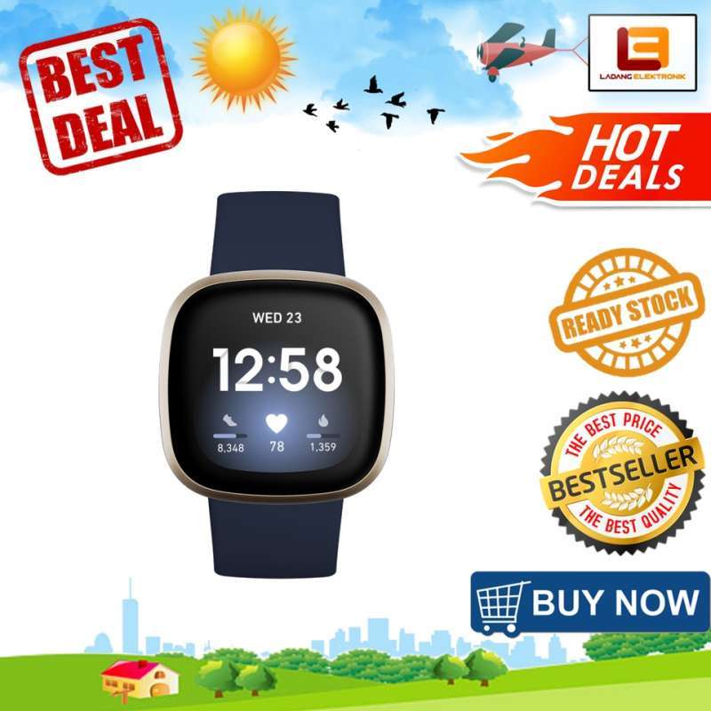 Jual Fitbit Versa 3 Smartwatch - Midnight di Seller Ladang - Kota Jakarta  Selatan, DKI Jakarta | Blibli