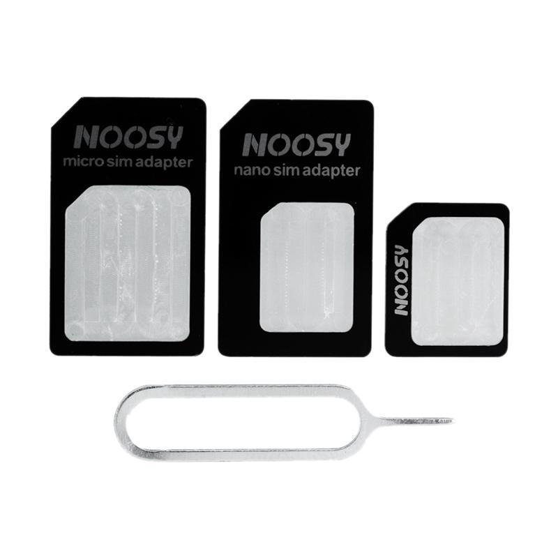 Jual Extremedeals Nano Micro Sim Card Adapters Set Black 3 Pcs
