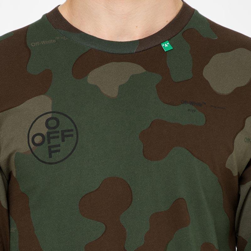 Promo Off White L-S Camouflage Stencil 