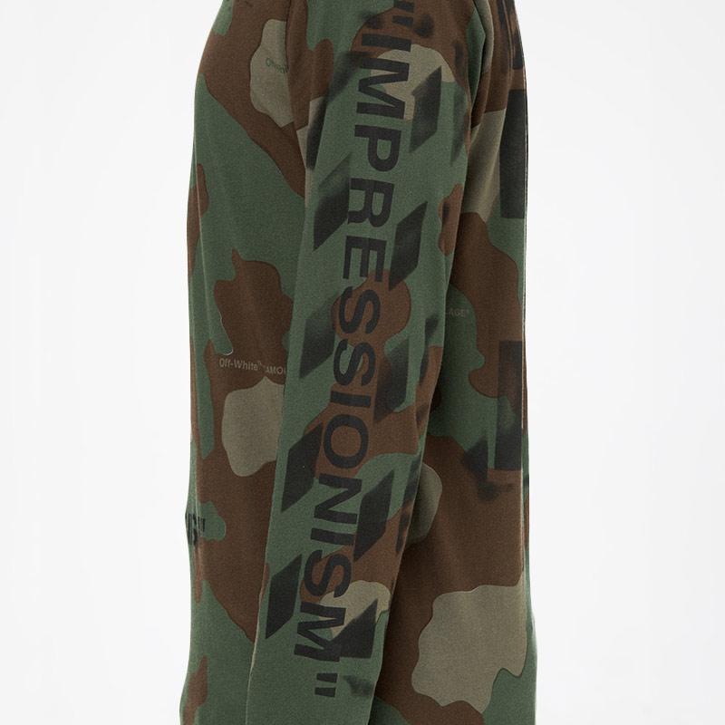 Promo Off White L-S Camouflage Stencil 