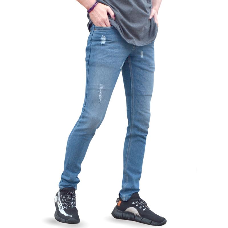 Helder Denim Ripped Jeans Slimfit Pria 