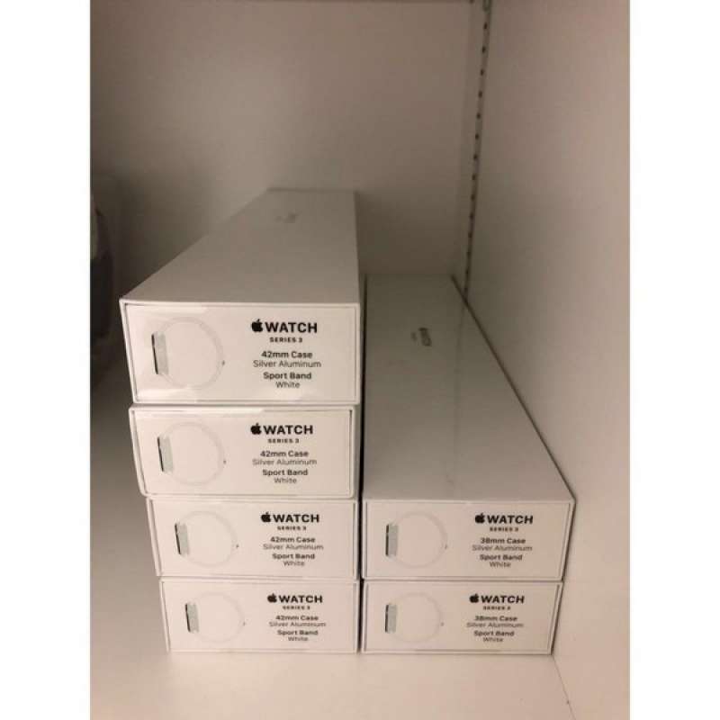 Promo Apple Watch Series 3 Watch Alumunum Gps 38M Silver+White Mtey2 /  Mqlv2 di Seller HoliDick - Indonesia | Blibli