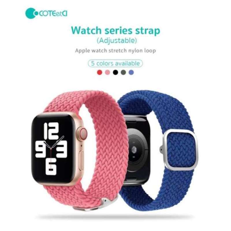 Promo Strap apple Watch 7 solo loop nylon braided tali iwatch COTEETCI ORI  di Seller Tokoyou - Kab. Tangerang, Banten | Blibli