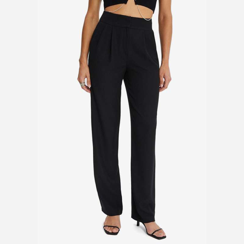 Trendyol Black Wide Leg Pants Wanita 