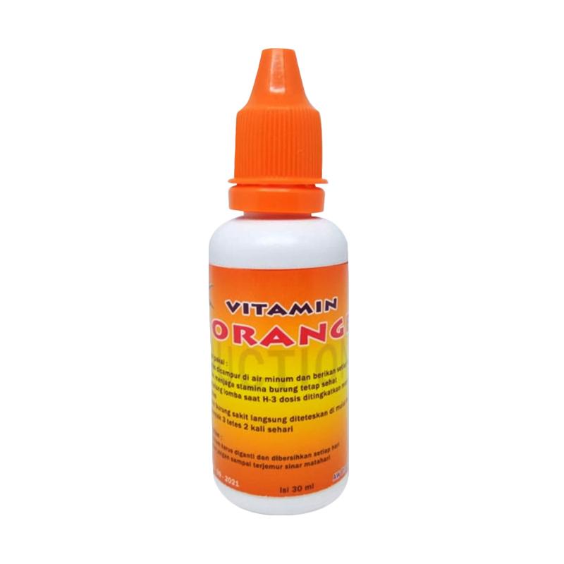 Jual Aidy Wijaya Orange Cair Vitamin Burung Meningkatkan Tenaga