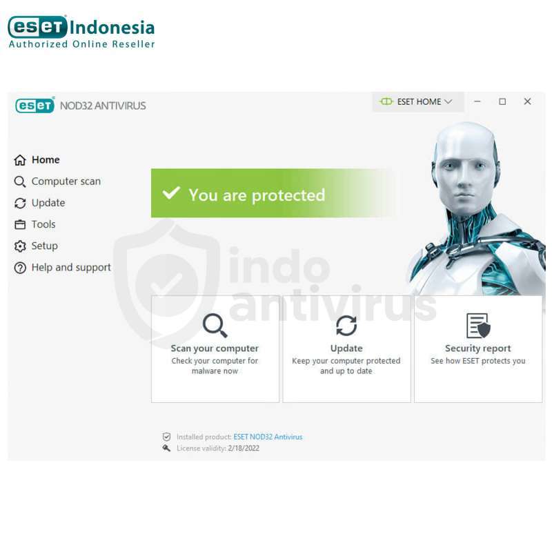 Jual ESET NOD32 Antivirus 1 Tahun Original Anti Virus - 1 ...