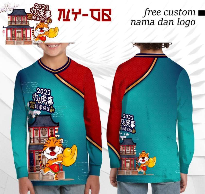 Promo Jersey Imlek 2022 Shio Macan Air Anak Baju Tahun Baru Cina Panjang Di Seller Aje Cloth Kota Semarang Jawa Tengah Blibli