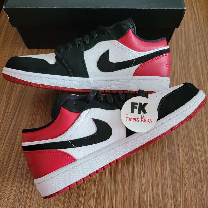 Jual Air Jordan 1 Low Black Toe || sbb 
